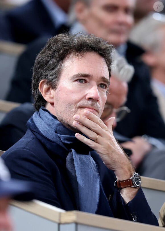 Antoine Arnault - Célébrités dans les tribunes des Internationaux de France de tennis de Roland Garros 2024 à Paris le 27 mai 2024. © Moreau-Jacovides/Bestimage