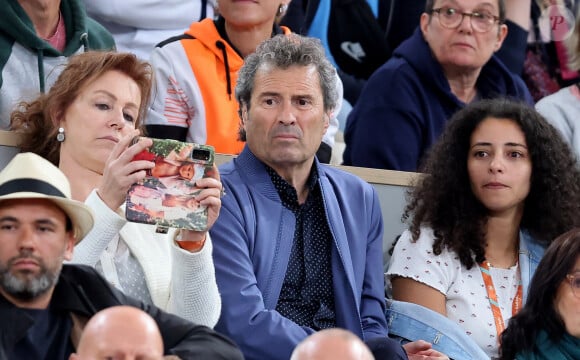 Omar da Fonseca - Célébrités dans les tribunes des Internationaux de France de tennis de Roland Garros 2024 à Paris le 27 mai 2024. © Moreau-Jacovides/Bestimage