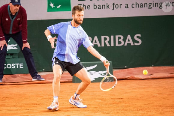 Corentin Moutet (FRA)) - Internationaux de France de tennis de Roland Garros 2024 à Paris le 26 mai 2024.