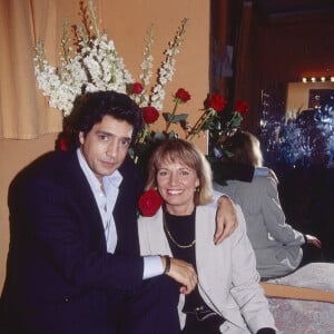 Archives - Frédéric François et sa femme Monique - Frédéric François lors de son premier concert à l'Olympia à Paris. Le 21 mars 1994 © Jean-Claude Woestelandt / Bestimage