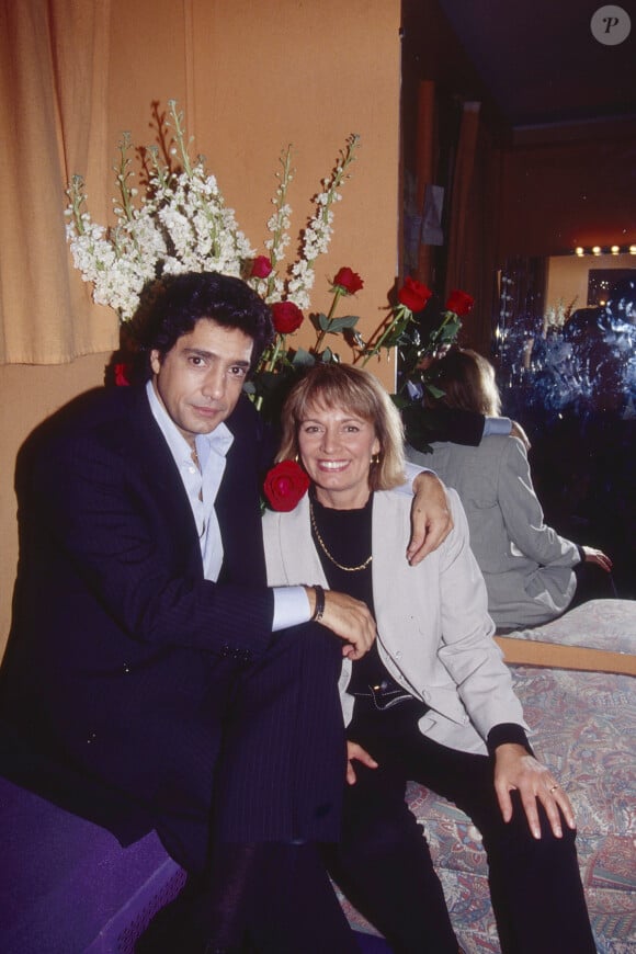 Archives - Frédéric François et sa femme Monique - Frédéric François lors de son premier concert à l'Olympia à Paris. Le 21 mars 1994 © Jean-Claude Woestelandt / Bestimage