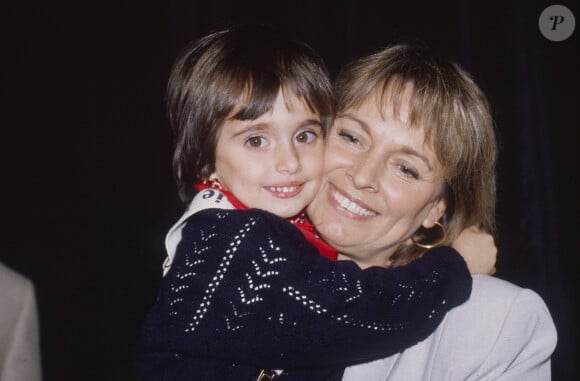 Archives - Monique, la femme de Frédéric François, et sa fille - Frédéric François lors de son premier concert à l'Olympia à Paris. Le 21 mars 1994 © Jean-Claude Woestelandt / Bestimage