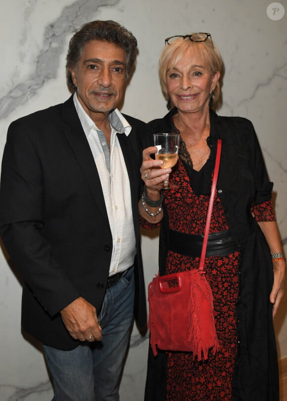 Exclusif - Frédéric François et sa femme Monique - Frédéric François fête ses 50 ans de carrière avec un concert au Grand Rex à Paris et une tournée en France le 12 octobre 2019 © Guirec Coadic / Bestimage 