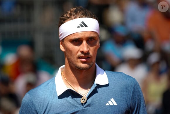 Alexander Zverev (Allemagne) - 8ème de finale du Rolex Monte-Carlo Masters à Roquebrune-Cap-Martin le 11 avril 2024. © Norbert Scanella / Panoramic / Bestimage