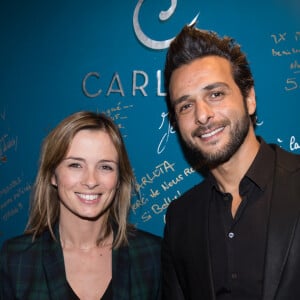 Exclusif - Maxim Nucci (Yodelice) et sa compagne Isabelle Ithurburu - Soirée de la Nuit de la Beauté à l'institut Carlota avec O.P.I et System Professional à Paris le 1er février 2018.  © Cyril Moreau/Bestimage 