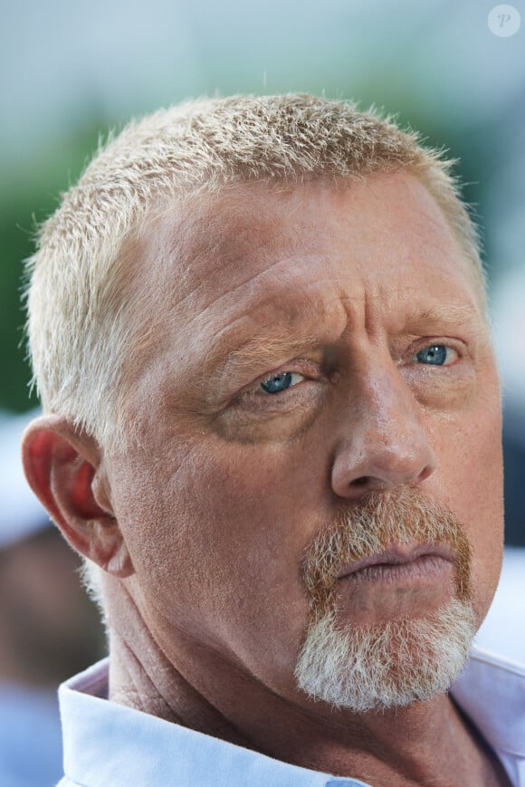 Boris Becker - Célébrités dans les tribunes de la finale Dames des Internationaux de Tennis de Roland Garros à Paris le 8 juin 2024. © Jacovides-Moreau/Bestimage 