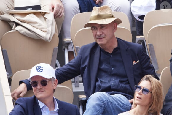 François Lenglet - Célébrités dans les tribunes de la finale Dames des Internationaux de Tennis de Roland Garros à Paris le 8 juin 2024. © Jacovides-Moreau/Bestimage 