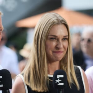 Boris Becker - Célébrités dans les tribunes de la finale Dames des Internationaux de Tennis de Roland Garros à Paris le 8 juin 2024. © Jacovides-Moreau/Bestimage 