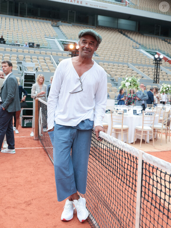 Yannick Noah est le papa de cinq enfants, et le dernier d'entre eux a 19 ans !
Yannick Noah assiste à la soirée de gala "Coeur Central 2023" à Roland Garros le 28 juin 2022 à Paris. Nasser Berzane/ABACAPRESS.COM