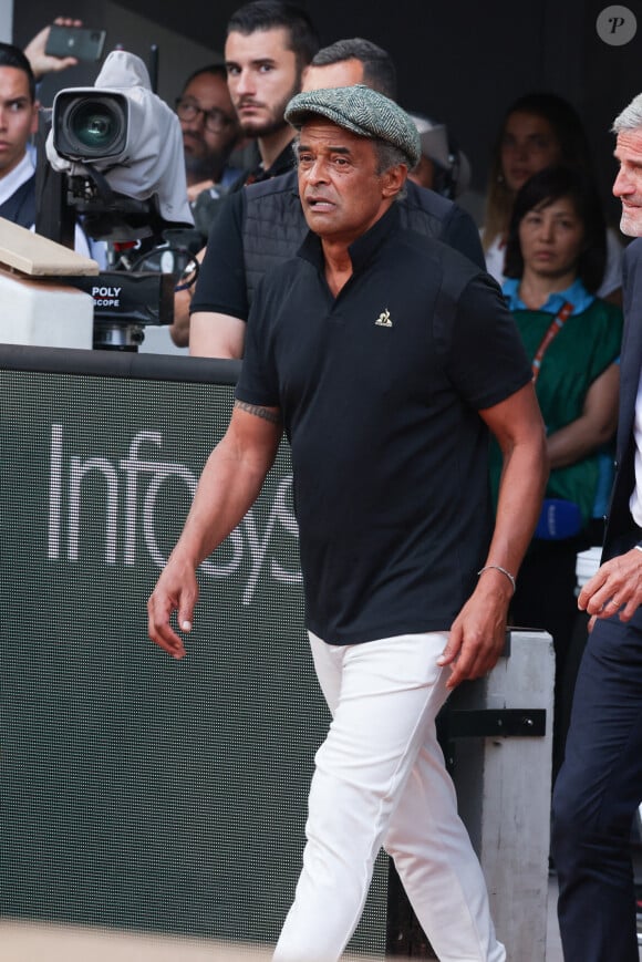 Yannick Noah dans les tribunes lors des Internationaux de France Roland Garros 2023 le 11 juin 2023. Nasser Berzane/ABACAPRESS.COM