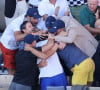 Un moment fort immortalisé par les journalistes présents !
Carlos Alcaraz remporte les Internationaux de France de tennis de Roland Garros 2024 face à Alexander Zverev (6-3, 2-6, 5-7, 6-1, 6-2) à Paris le 9 Juin 2024. © Jacovides-Moreau/Bestimage 