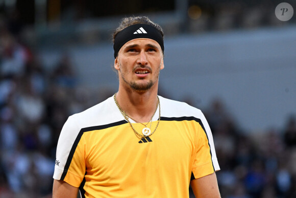 Alexander Zverev (Allemagne) lors des Internationaux de France 2024 à Roland Garros le 5 juin 2024 à Paris, France.