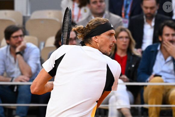 Alexander Zverev (Allemagne) lors des Internationaux de France 2024 à Roland Garros le 5 juin 2024 à Paris, France.