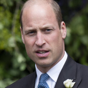 Ami du marié, le prince William était bien sûr présent. 
Le prince William, prince de Galles - Mariage du duc de Westminster, Hugh Grosvenor, et Olivia Henson en la cathédrale de Chester, Royaume Uni, le 7 juin 2024. © GoffPhotos/Bestimage 