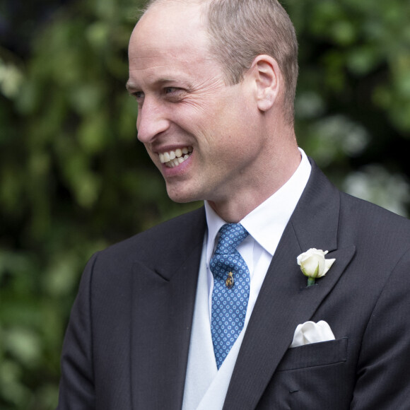 Le prince William, prince de Galles - Mariage du duc de Westminster, Hugh Grosvenor, et Olivia Henson en la cathédrale de Chester, Royaume Uni, le 7 juin 2024. © GoffPhotos/Bestimage 