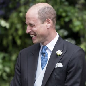 Le prince William, prince de Galles - Mariage du duc de Westminster, Hugh Grosvenor, et Olivia Henson en la cathédrale de Chester, Royaume Uni, le 7 juin 2024. © GoffPhotos/Bestimage 