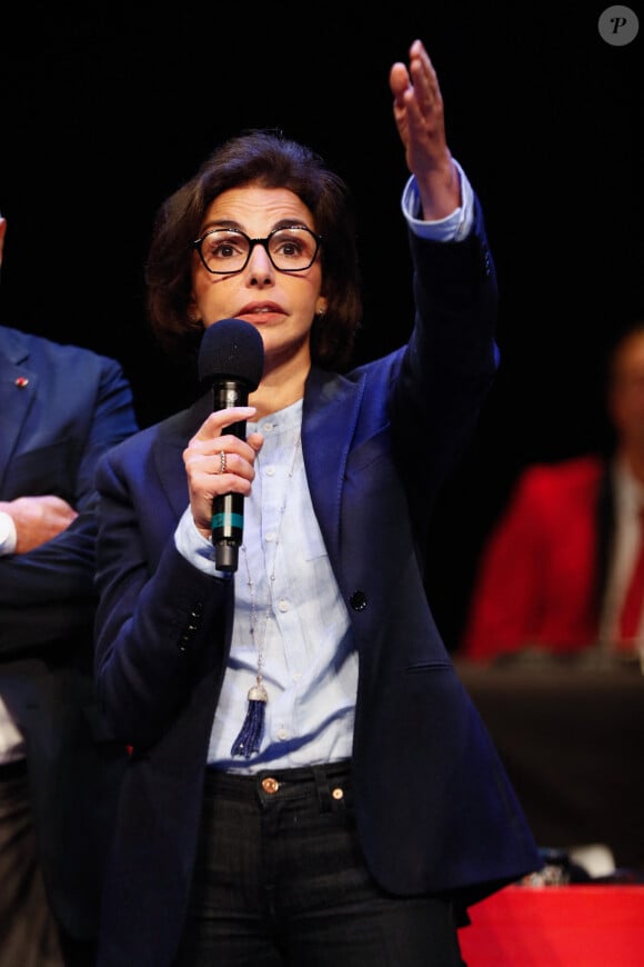 Rachida Dati à la finale du "Trophée national d'impro", le lundi 3 juin 2024 © Christophe Clovis / Bestimage