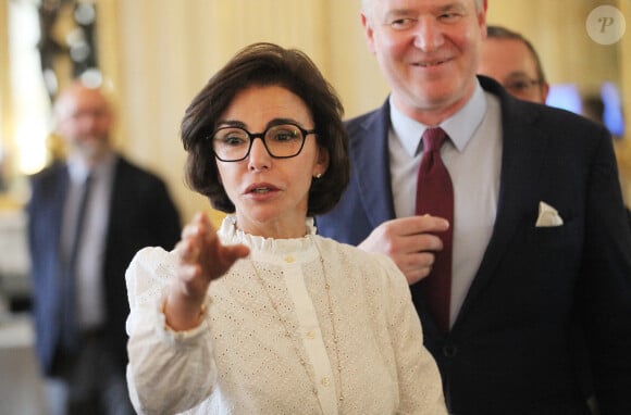 Rachida Dati à la table ronde sur la culture et la langue française, à Paris, le 27 mai 2024. © Jonathan Rebboah / Panoramic / Bestimage