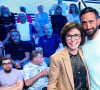 Exclusif - Rachida Dati, ministre de la Culture, Cyril Hanouna lors de l'émission Touche pas à mon poste (TPMP) diffusée en direct sur C8 le 11 juin 2024. © Agence / Bestimage 