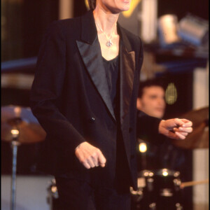 Françoise Hardy sur scène en 1988.