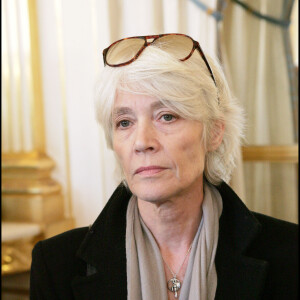Françoise Hardy lors de remise de décorations au ministère de la Culture à Paris.