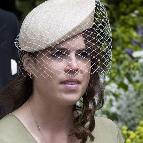 La princesse Eugenie d'York - Mariage du duc de Westminster, Hugh Grosvenor, et Olivia Henson en la cathédrale de Chester, Royaume Uni, le 7 juin 2024. © GoffPhotos/Bestimage