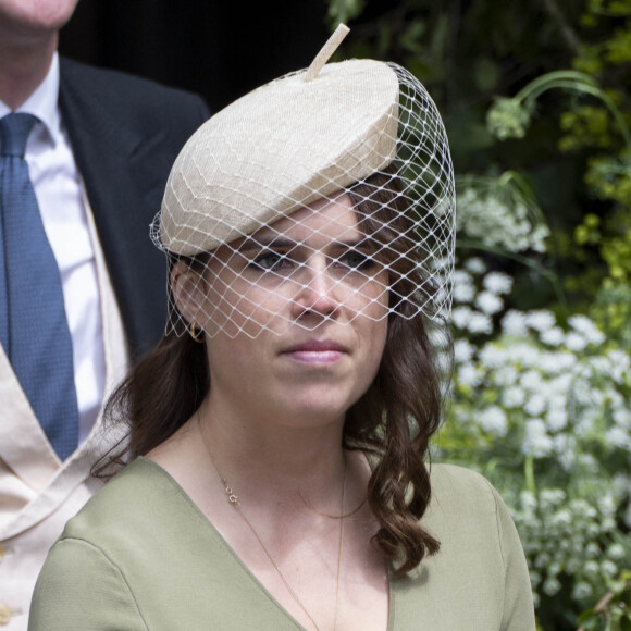 La princesse Eugenie d'York - Mariage du duc de Westminster, Hugh Grosvenor, et Olivia Henson en la cathédrale de Chester, Royaume Uni, le 7 juin 2024. © GoffPhotos/Bestimage