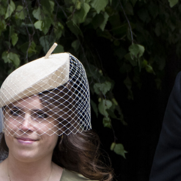 La princesse Eugenie d'York - Mariage du duc de Westminster, Hugh Grosvenor, et Olivia Henson en la cathédrale de Chester, Royaume Uni, le 7 juin 2024. © GoffPhotos/Bestimage