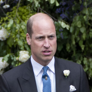 Le roi Charles III et le prince Harry n'étaient pas de la partie alors que le premier est le parain du duc de Westminster et que ce dernier est le parain d'Archie et Lilibet…
Le prince William, prince de Galles - Mariage du duc de Westminster, Hugh Grosvenor, et Olivia Henson en la cathédrale de Chester, Royaume Uni, le 7 juin 2024. © GoffPhotos/Bestimage