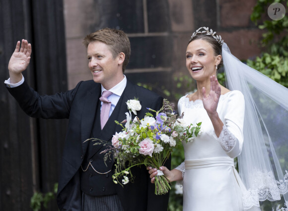 Mariage du duc de Westminster, Hugh Grosvenor, et Olivia Henson en la cathédrale de Chester, Royaume Uni, le 7 juin 2024. © GoffPhotos/Bestimage