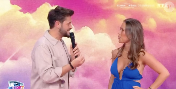 Elle a rejoint Christophe Beaugrand en plateau 
Perrine a été éliminée de "Secret Story" face à Léo aux portes de la finale. TF1