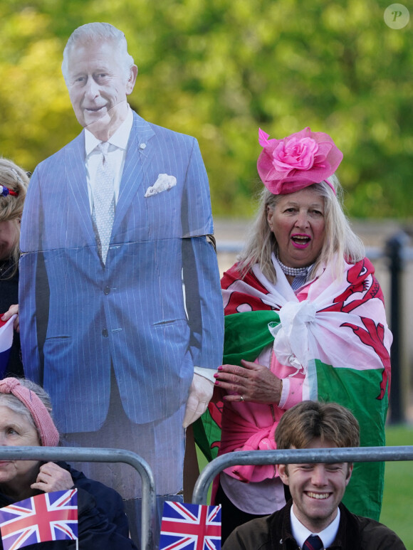 Les fans de la famile royale pour "Trooping the colour", le 15 juin 2024.