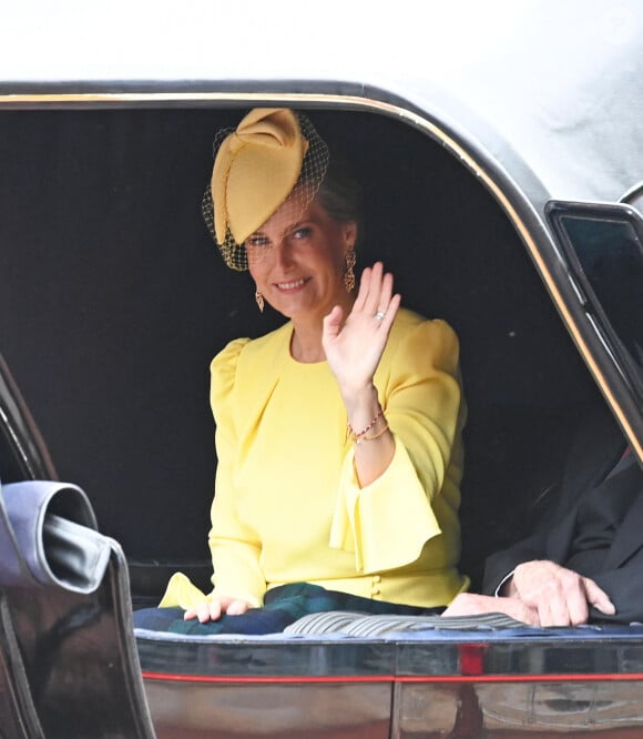 Sophie Rhys-Jones, duchesse d'Edimbourg - Les membres de la famille royale britannique lors de la parade Trooping the Color à Londres, Royaume Uni, le 15 juin 2024. © Justin Goff/GoffPhotos/Bestimage 