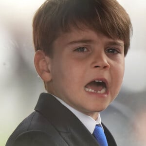 Le prince Louis de Galles - Les membres de la famille royale britannique lors de la parade Trooping the Color à Londres, Royaume Uni, le 15 juin 2024. © Julien Burton/Bestimage