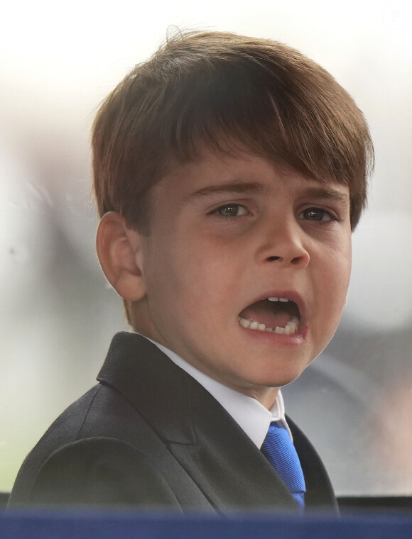 Le prince Louis de Galles - Les membres de la famille royale britannique lors de la parade Trooping the Color à Londres, Royaume Uni, le 15 juin 2024. © Julien Burton/Bestimage