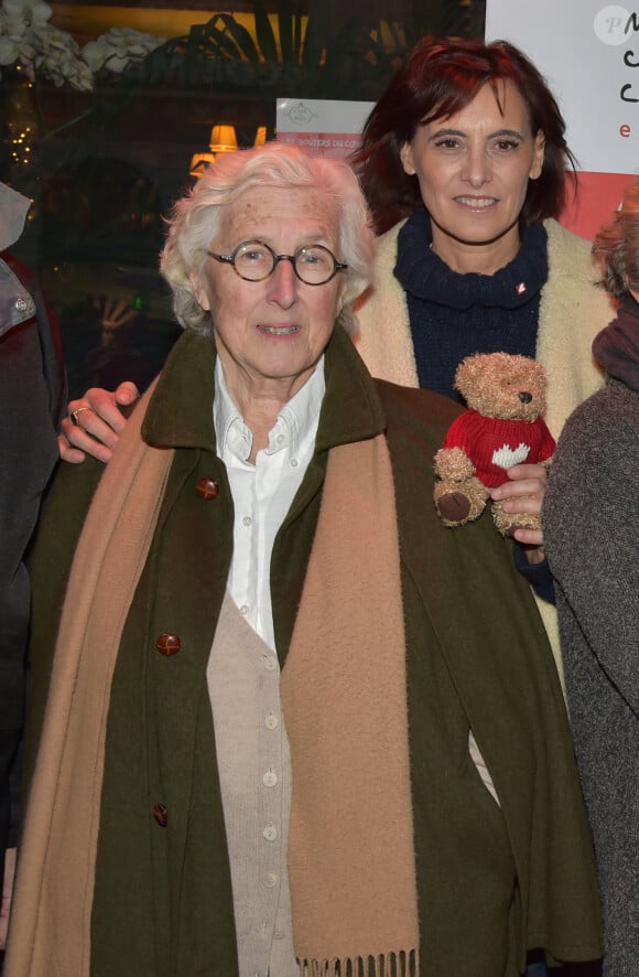 Rétro - Décès de Francine Leca à l'âge de 86 ans - Francine Leca, cofondatrice de "mécénat chirurgie cardiaque" et Inès de La Fressange au lancement de la 6ème opération "Les goûters du coeur 2016 " au Café de la Paix, en soutient à l'association Mécénat Chirurgie Cardiaque, à Paris, le 7 décembre 2016. © Giancarlo Gorassini/Bestimage