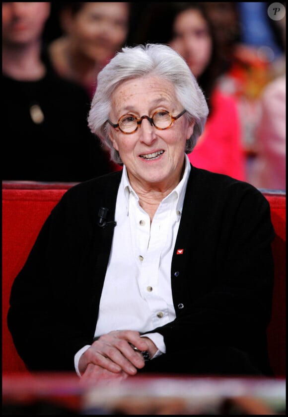 Rétro - Décès de Francine Leca à l'âge de 86 ans - Francine Leca à l'enregistrement de l'émission "Vivement Dimanche".