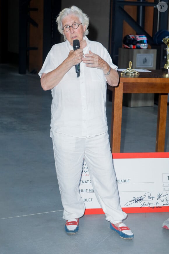 Rétro - Décès de Francine Leca à l'âge de 86 ans - Francine Leca (présidente MCC) - Tournoi de karting dans le cadre de l'étape du coeur au profit de "Mécénat Chirurgie Cardiaque (MCC)" à l'autre usine à Cholet le 8 juillet 2018. © CVS/Bestimage