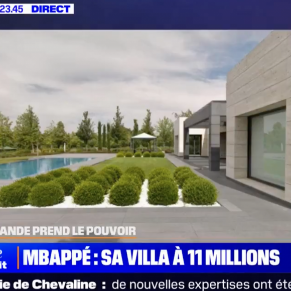 Elle lui a couté 11 millions d'euros, et est située dans une zone ultra-sécurisée de la capitale.
La nouvelle maison de Kylian Mbappé à Madrid. BFMTV.