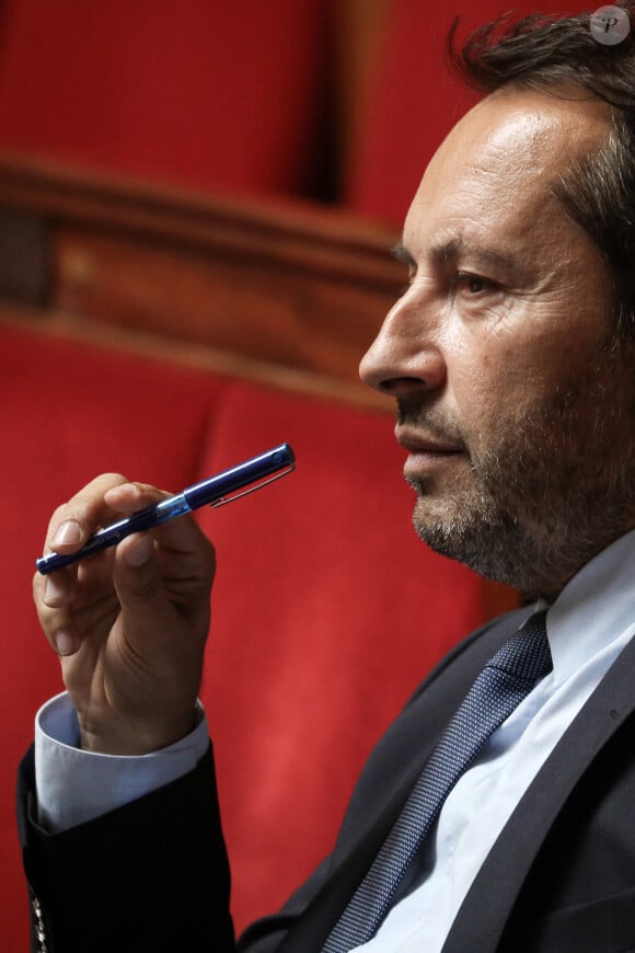 Sébastien Chenu, député RN - Séance de questions au gouvernement à l'assemblée nationale, Paris, le 11 juillet 2023 © Stéphane Lemouton / Bestimage