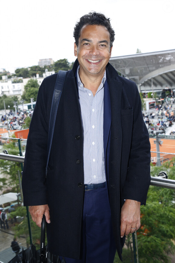 Exclusif - Patrick Cohen (journaliste) - Déjeuner dans la loge de France TV lors des Internationaux de France de Tennis de Roland Garros 2024 - Jour 5 à Paris le 30 Mai 2024. © Bertrand Rindoff / Bestimage 