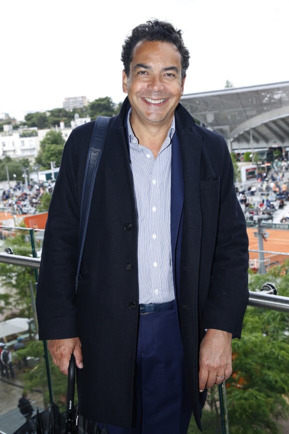 Exclusif - Patrick Cohen (journaliste) - Déjeuner dans la loge de France TV lors des Internationaux de France de Tennis de Roland Garros 2024 - Jour 5 à Paris le 30 Mai 2024. © Bertrand Rindoff / Bestimage