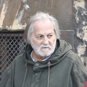 Jean-Jacques Debout - Obsèques de Mireille Darc en l'église Saint-Sulpice à Paris. Le 1er septembre 2017 