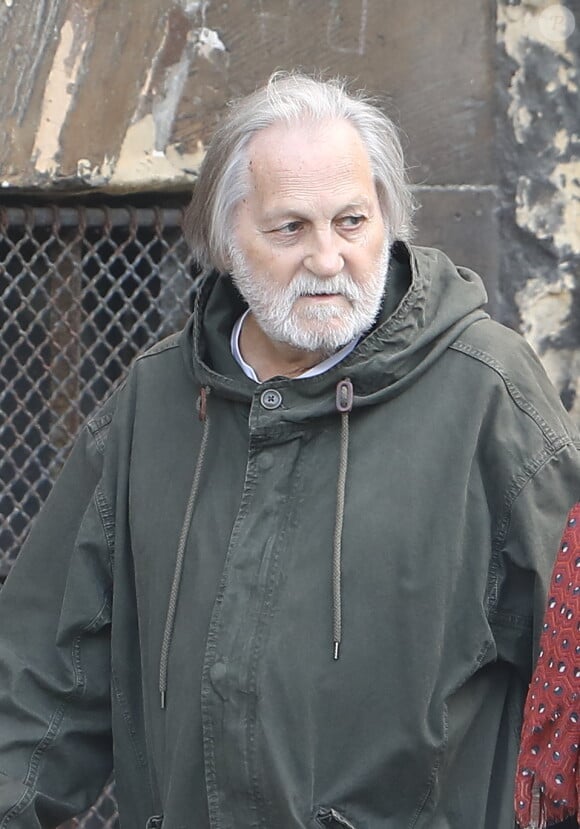 Jean-Jacques Debout - Obsèques de Mireille Darc en l'église Saint-Sulpice à Paris. Le 1er septembre 2017 