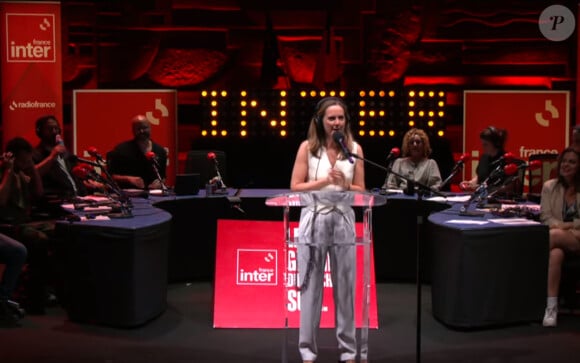 L'animatrice Charline Vanhoenacker a animé la dernière de la saison du "Grand dimanche soir"
Charline Vanhoenacker sur France Inter