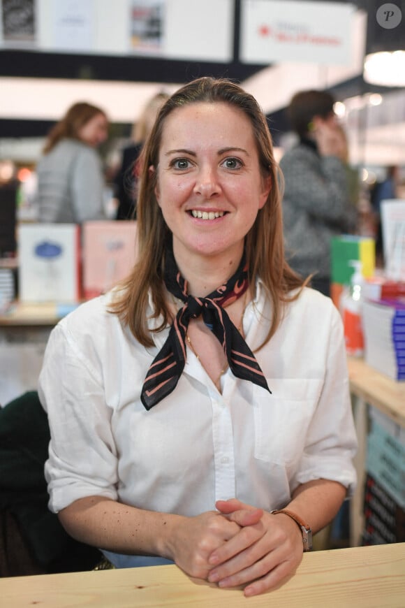 Charline Vanhoenacker lors du "Festival du Livre de Paris", qui se tient du 21 au 23 avril 2023 au ‎Grand Palais Ephémère. Paris, le 22 avril 2023. 