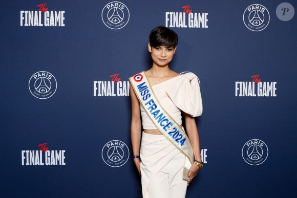 Eve Gilles (Miss France 2024) - Photocall du dernier match de la saison de la "Liqui Molly Starligue" opposant le PSG Handball à Pays d'Aix Université Club Handball et la dernière apparition de Nikola Karabatic à l'Accor Arena à Paris, France, le 31 mai 2024. © Christophe Clovis / Bestimage