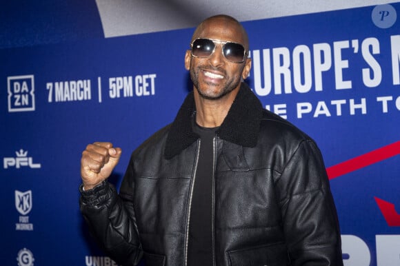 Stomy Bugsy - Célébrités assistent aux combats de MMA, Professional Fighters League Europe (PFL) à l'accord Arena de Bercy à Paris le 7 mars 2024. © Pierre Perusseau/Bestimage