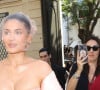 Kylie Jenner, quant à elle, avait tenté un étrange look rose ! 
Kylie Jenner au défilé de mode Haute-Couture automne-hiver 2024/2025 "Schiaparelli" à Paris. Le 24 juin 2024 