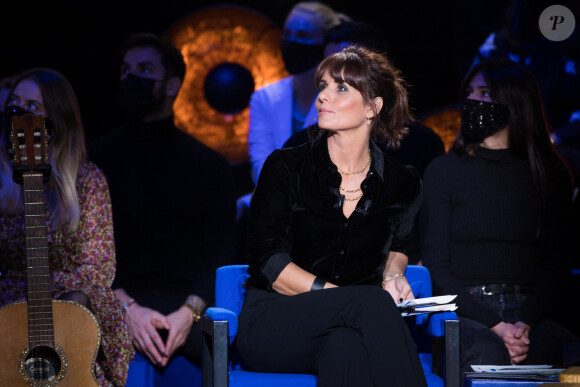 Exclusif - Faustine Bollaert - Enregistrement de l'émission "La Boîte à Secrets", présentée par F.Bollaert et qui sera diffusée le 22 janvier sur France 3. Le 18 janvier 2021 © Tiziano Da Silva / Bestimage